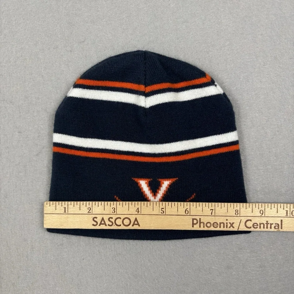 Virginia Cavaliers Beanie Hat Striped‎ UVA Unisex OSFM University of Virginia
